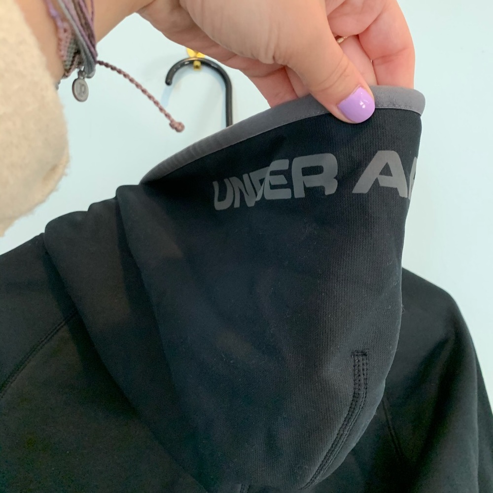 Under Armour fleece inside mesh hooded sweatshirt - Picture 4 of 6